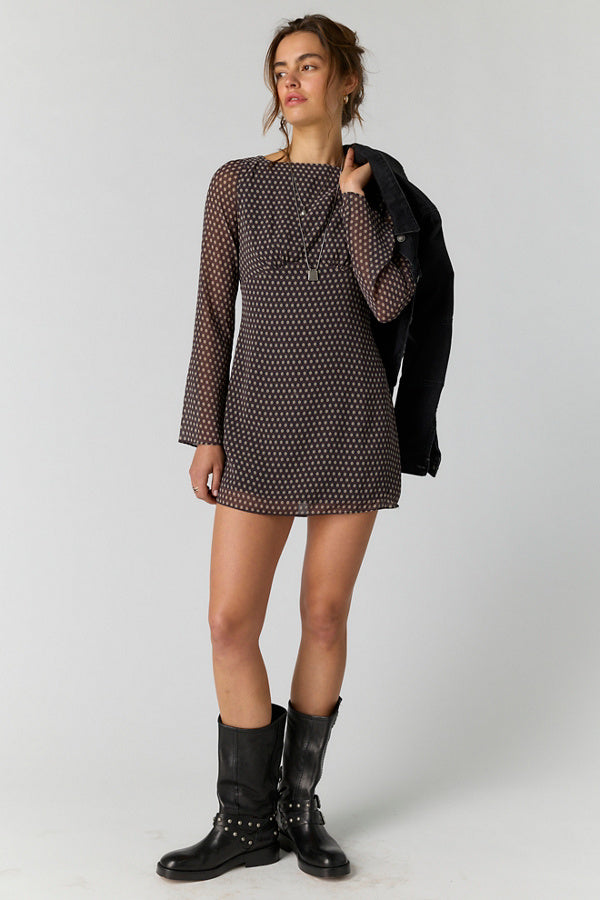 Free People Jolie Printed Mini Dress