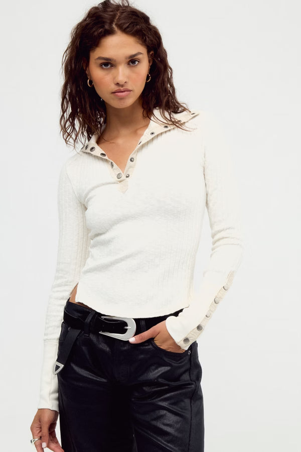 Free People Surplus Cuff Top