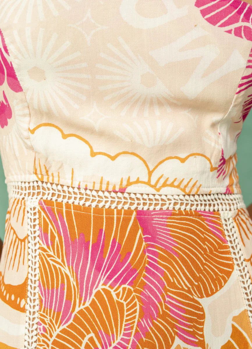 Maaji Mexican Floral Remi Midi Dress