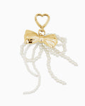 Pearl Bow Bag Charm Keychain