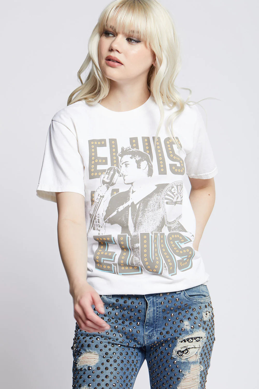 Recycled Karma Sun Records x Elvis Presley Lights Tee
