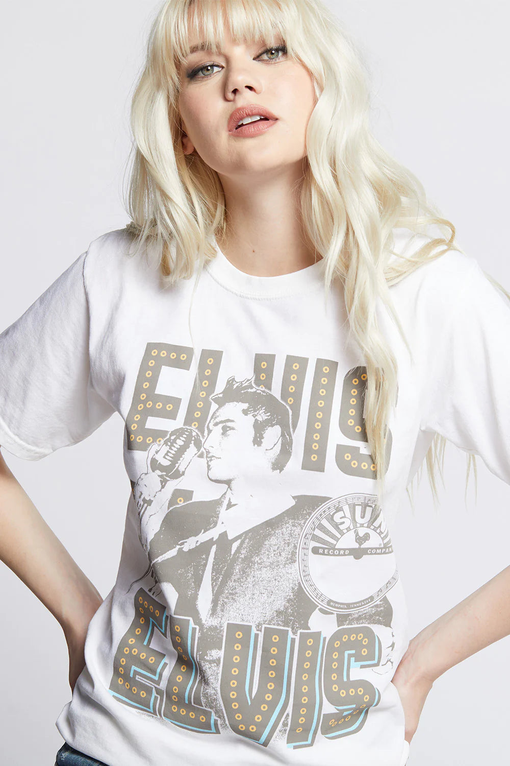 Recycled Karma Sun Records x Elvis Presley Lights Tee