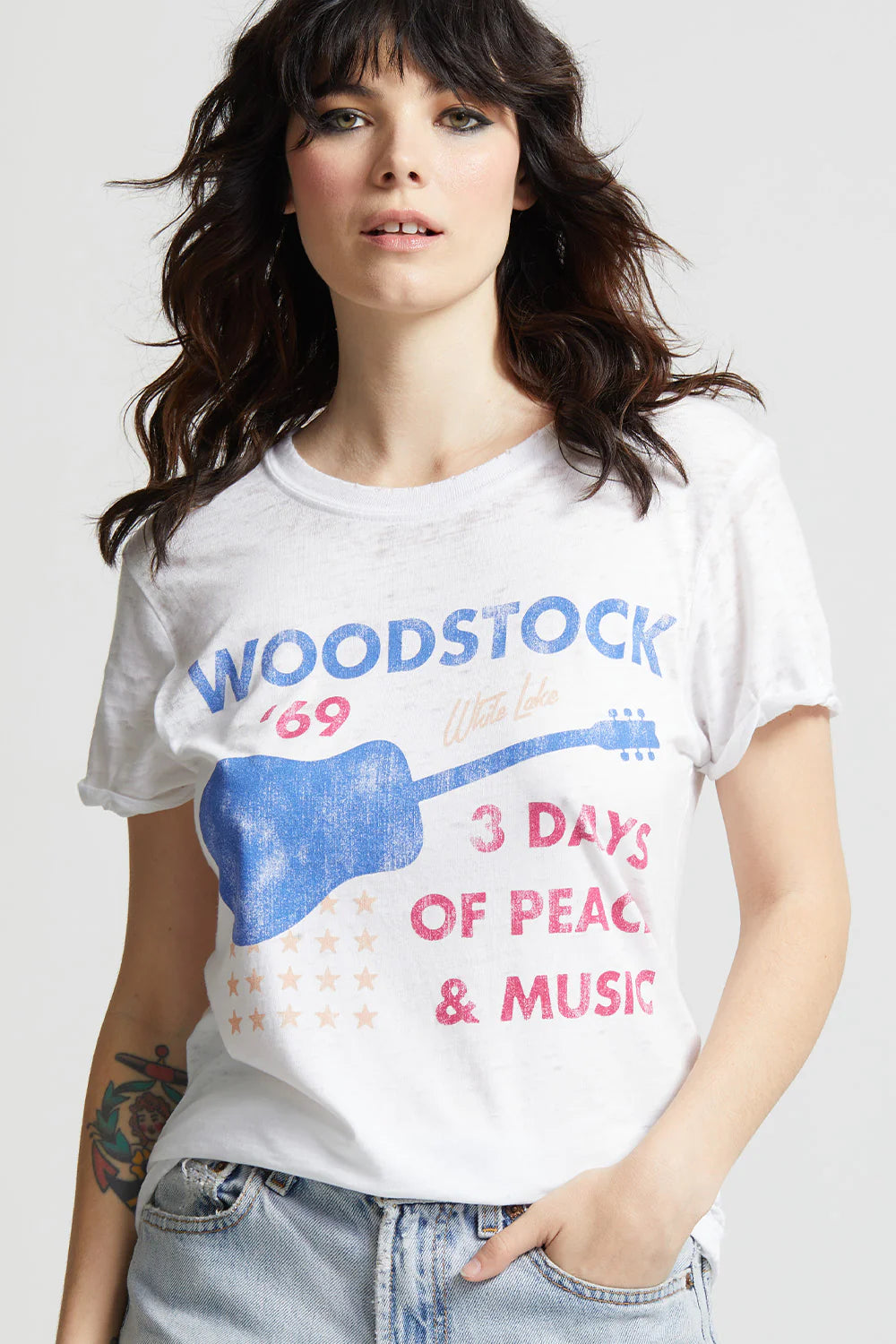 Recycled Karma Woodstock 1969 Guitar Tee