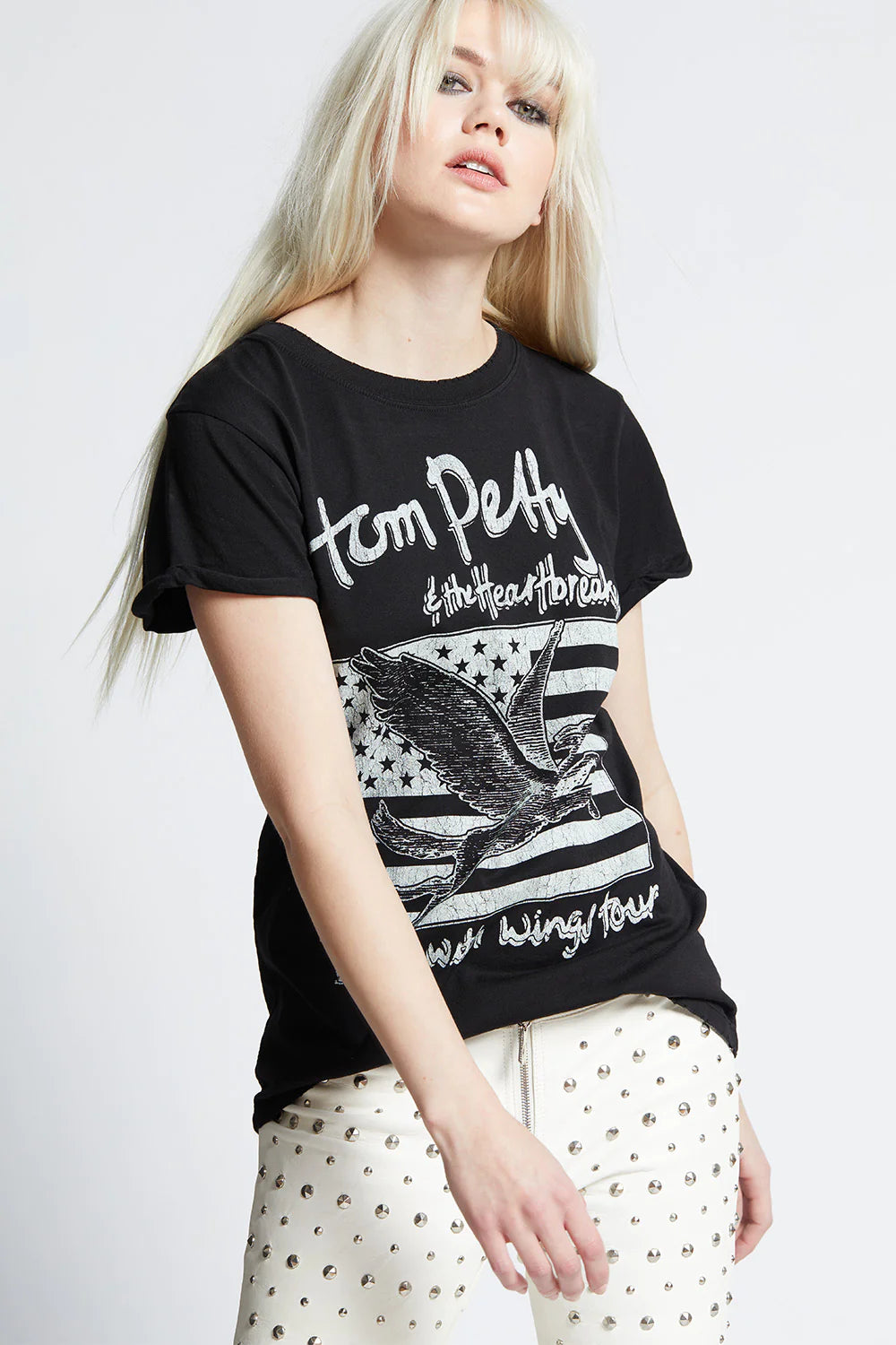 Recycled Karma Tom Petty Dogs With Wings Tour Tee