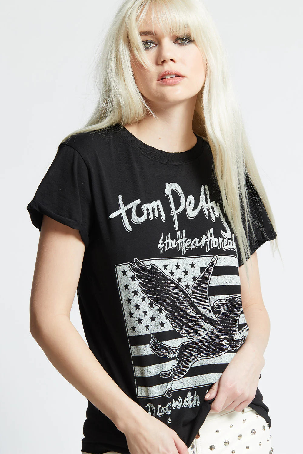 Recycled Karma Tom Petty Dogs With Wings Tour Tee