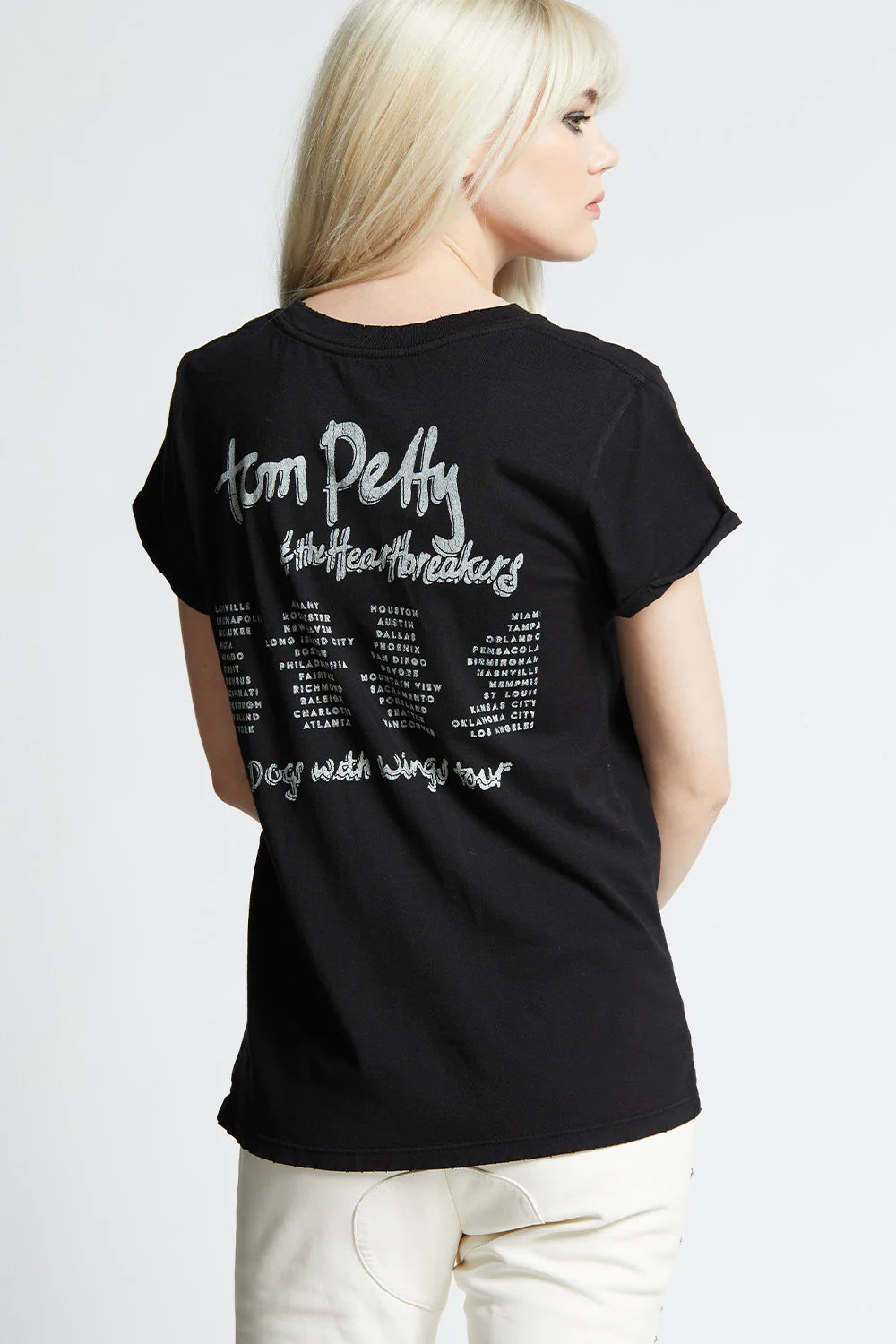 Recycled Karma Tom Petty Dogs With Wings Tour Tee
