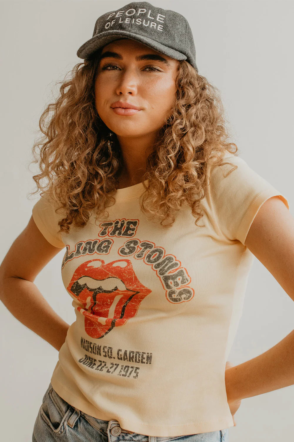 People of Leisure Rolling Stones 1975 Baby Tee