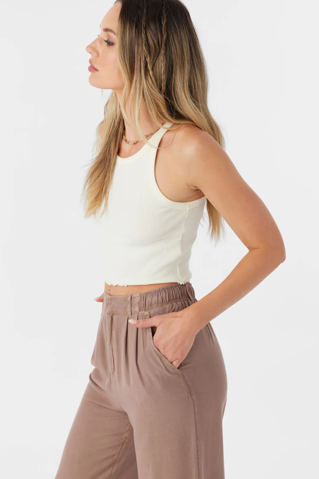 O'Neill Alyx Rib Knit Tank Top