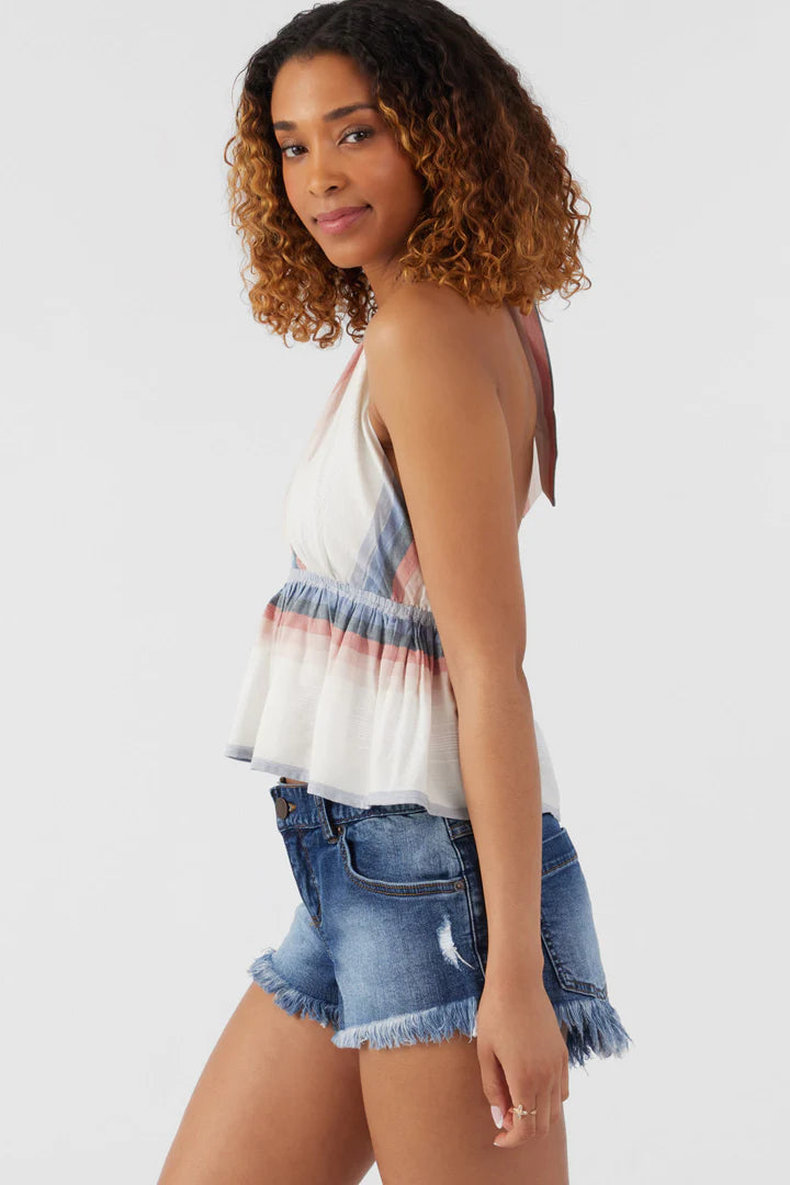 O'Neill Siena Sundown Stripe Halter Top
