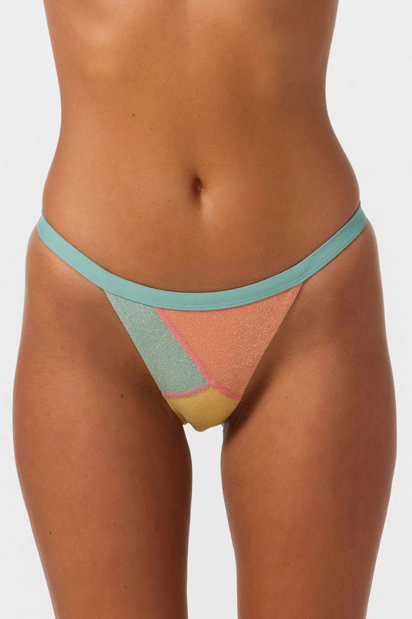 O'Neill Mirage Colorblock Queens Cheeky Bikini Bottoms