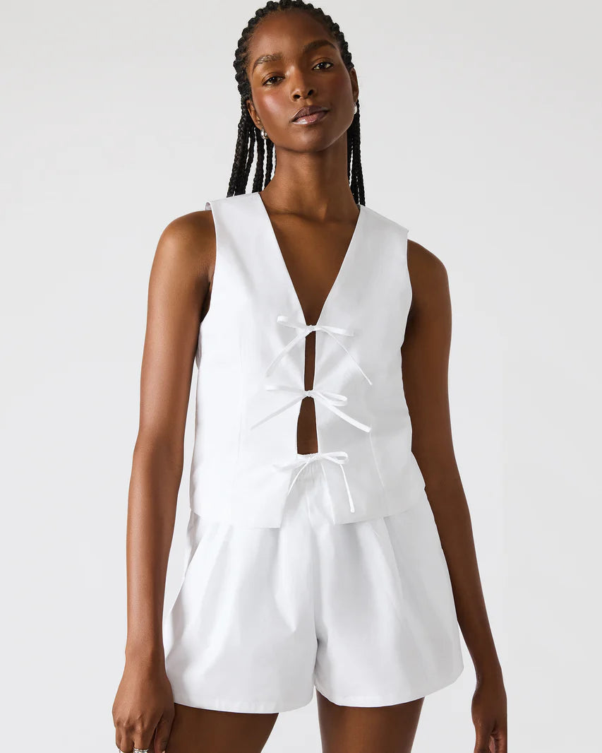 Steve Madden Aliza Bow Tie-Front Top
