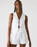 Steve Madden Aliza Bow Tie-Front Top