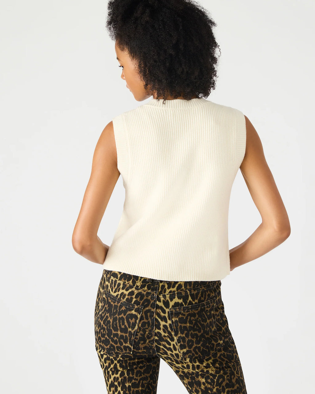 Aliya Sweater Vest Cream
