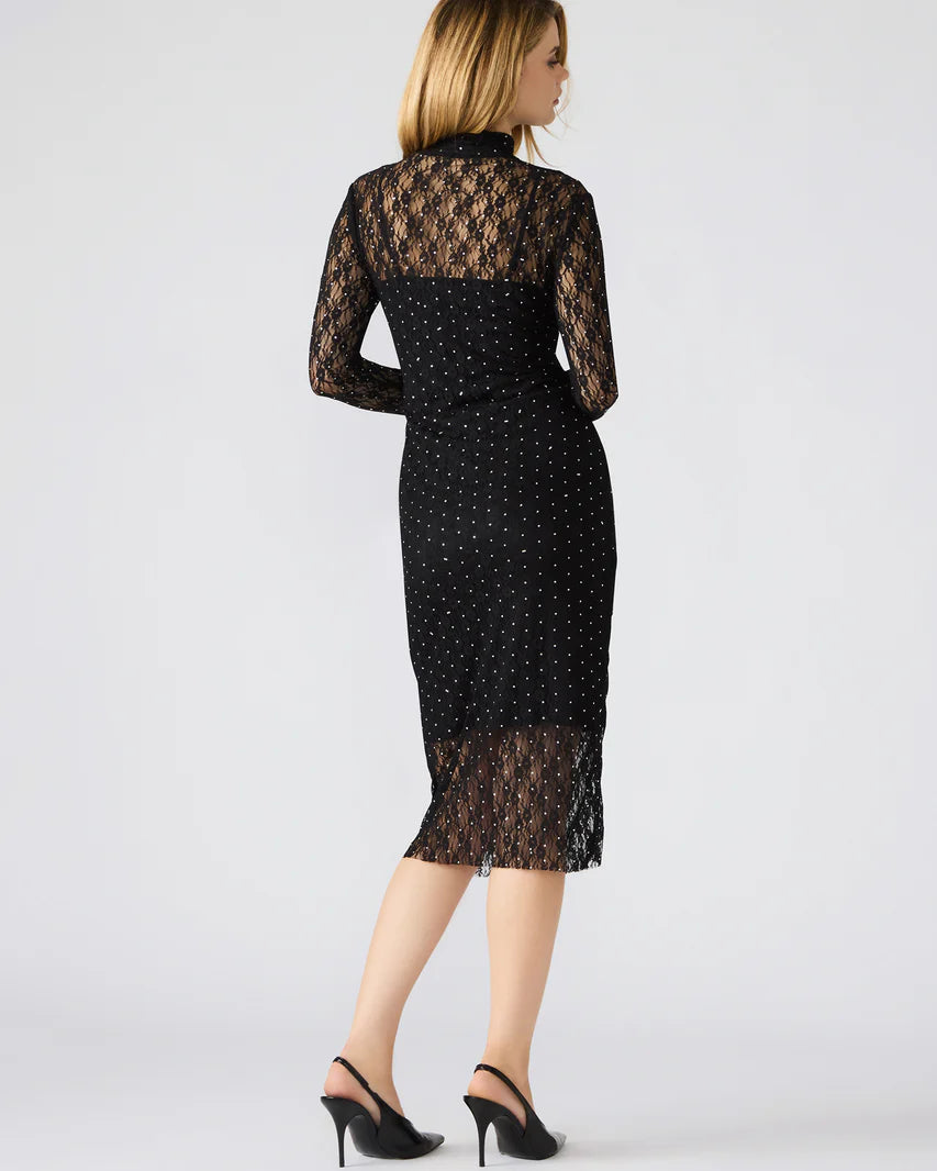 Steve Madden Vivienne Studded Lace Dress