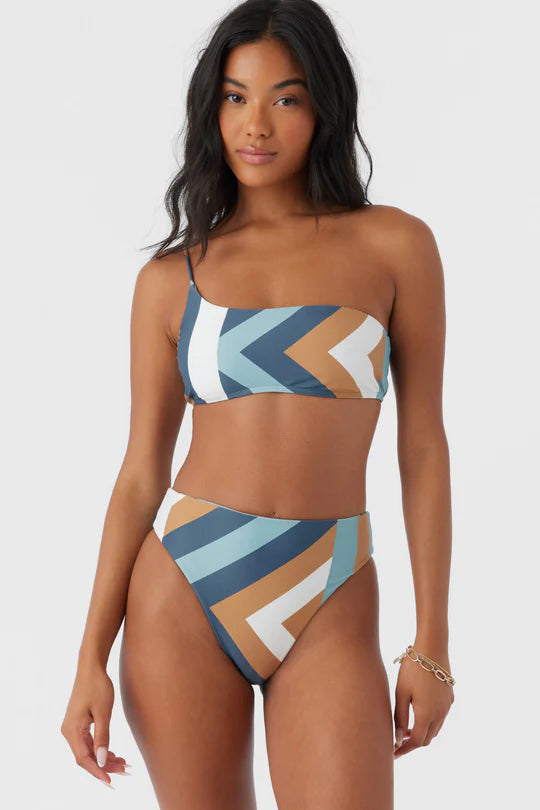 O'Neill Soli Geo Seal Beach One Shoulder Top
