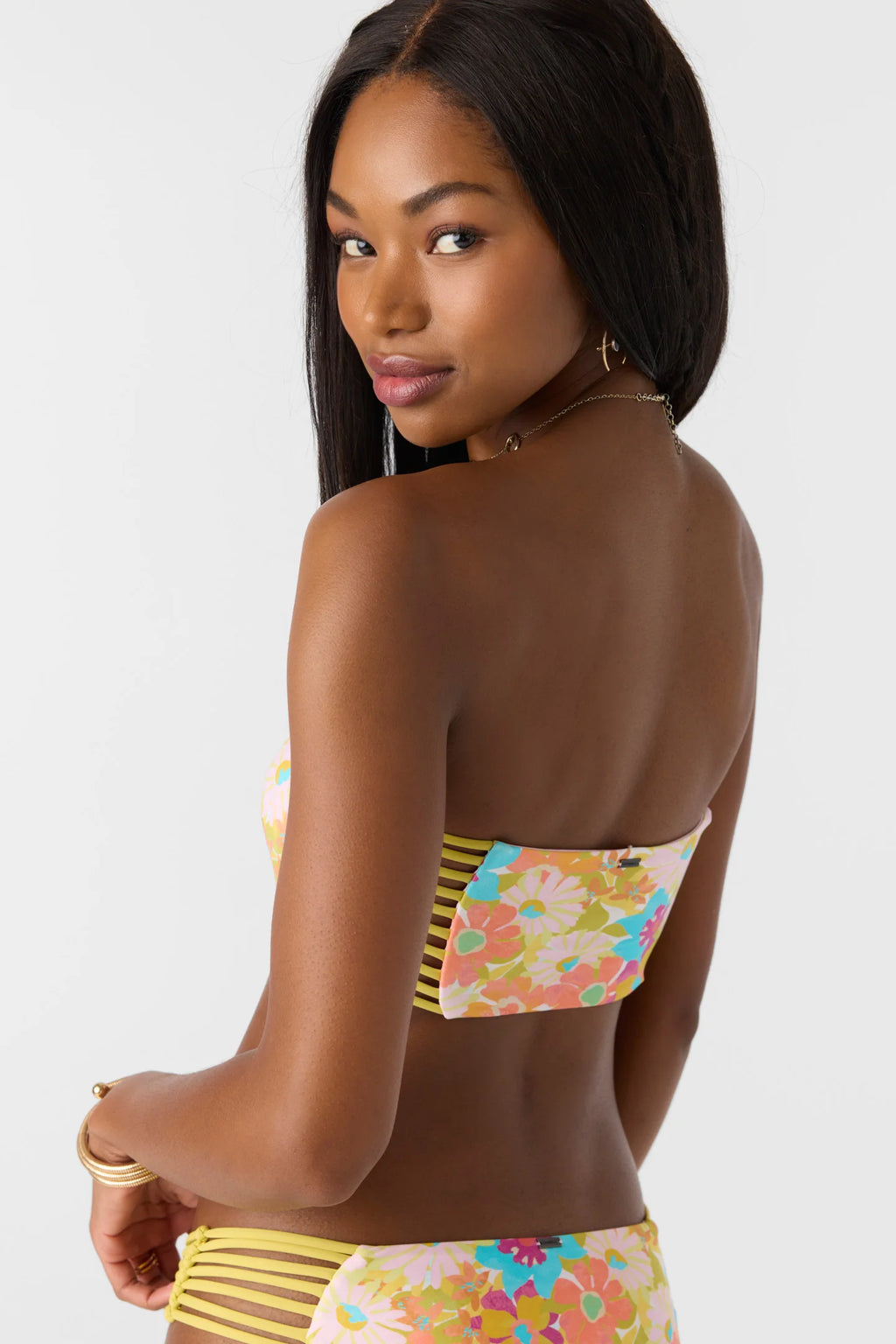 O'Neill Brasilia Floral Bells Bandeau Bikini Top