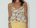 FLORAL PRINT CROP CAMI