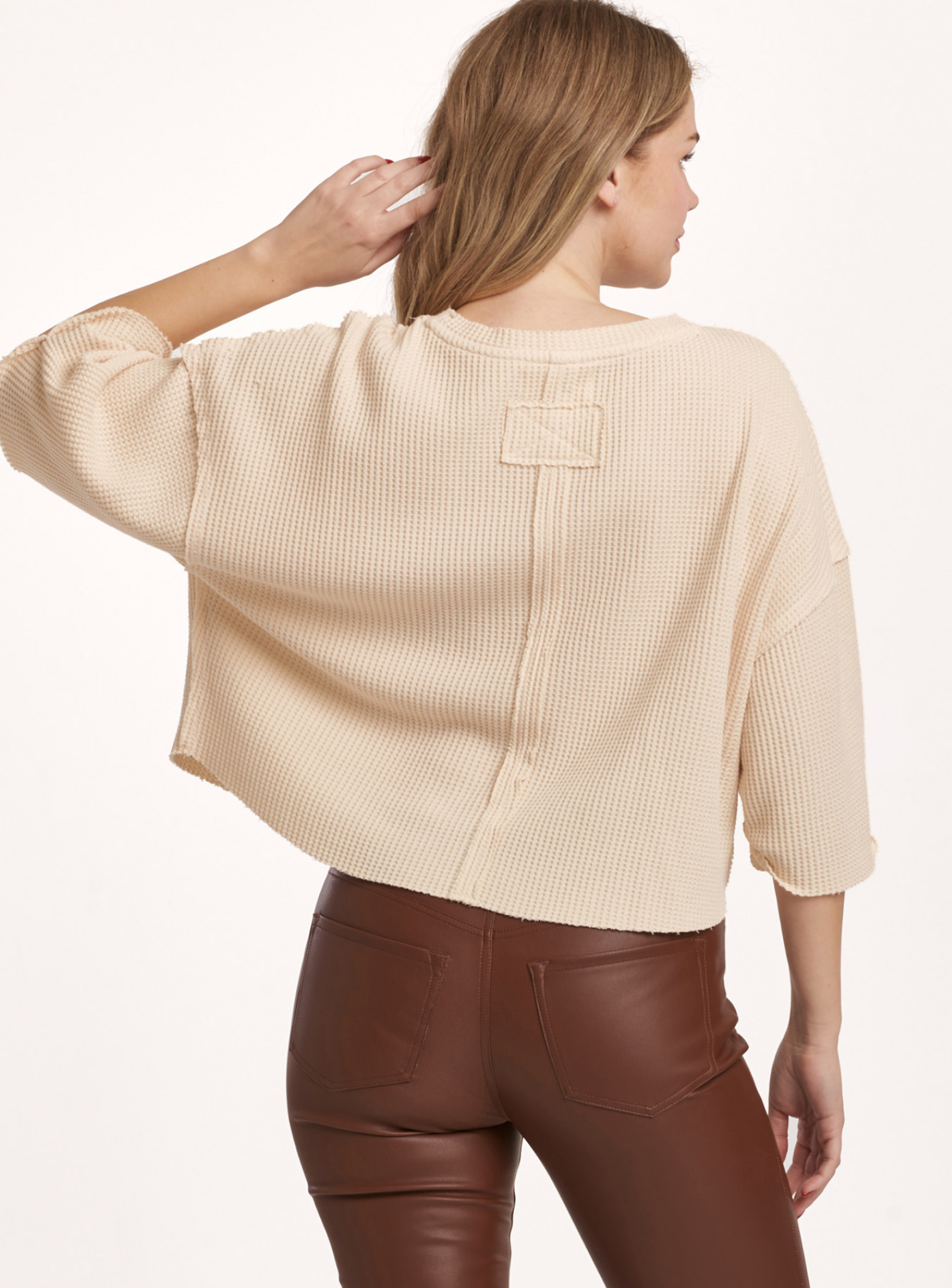 Dear John Amira Crew Neck Oversized Top