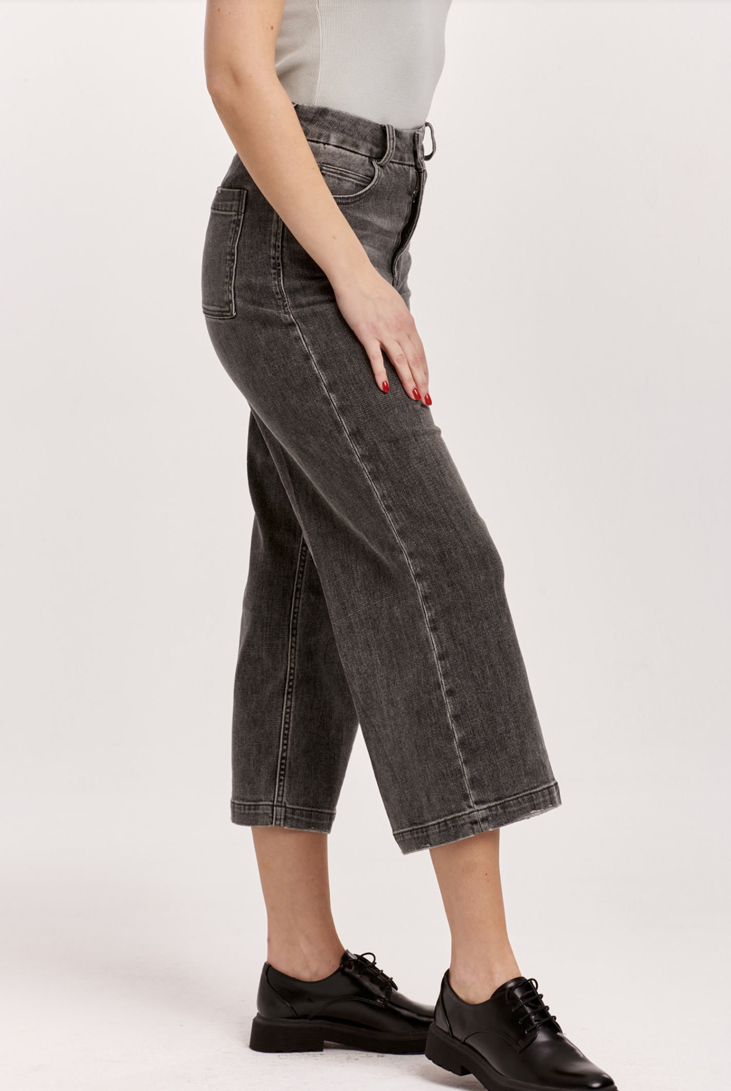 Dear John Rhythm Audrey Super High Rise Cropped Jean