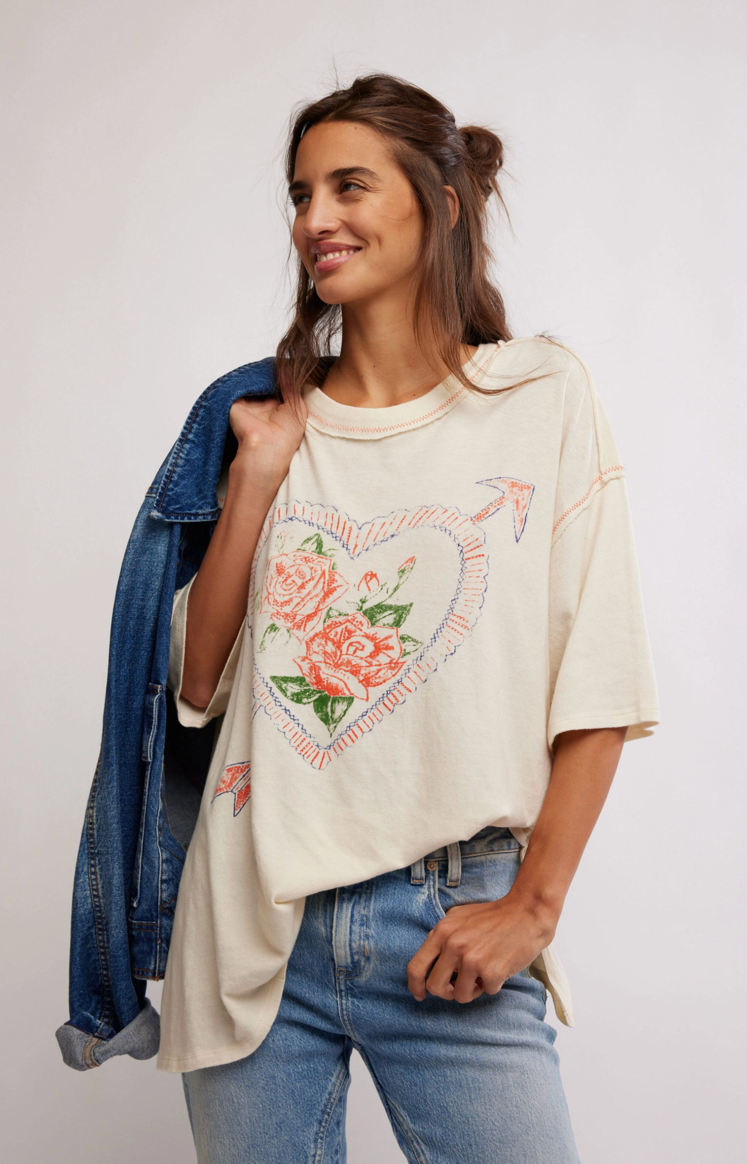 Free People Love Rose Tee