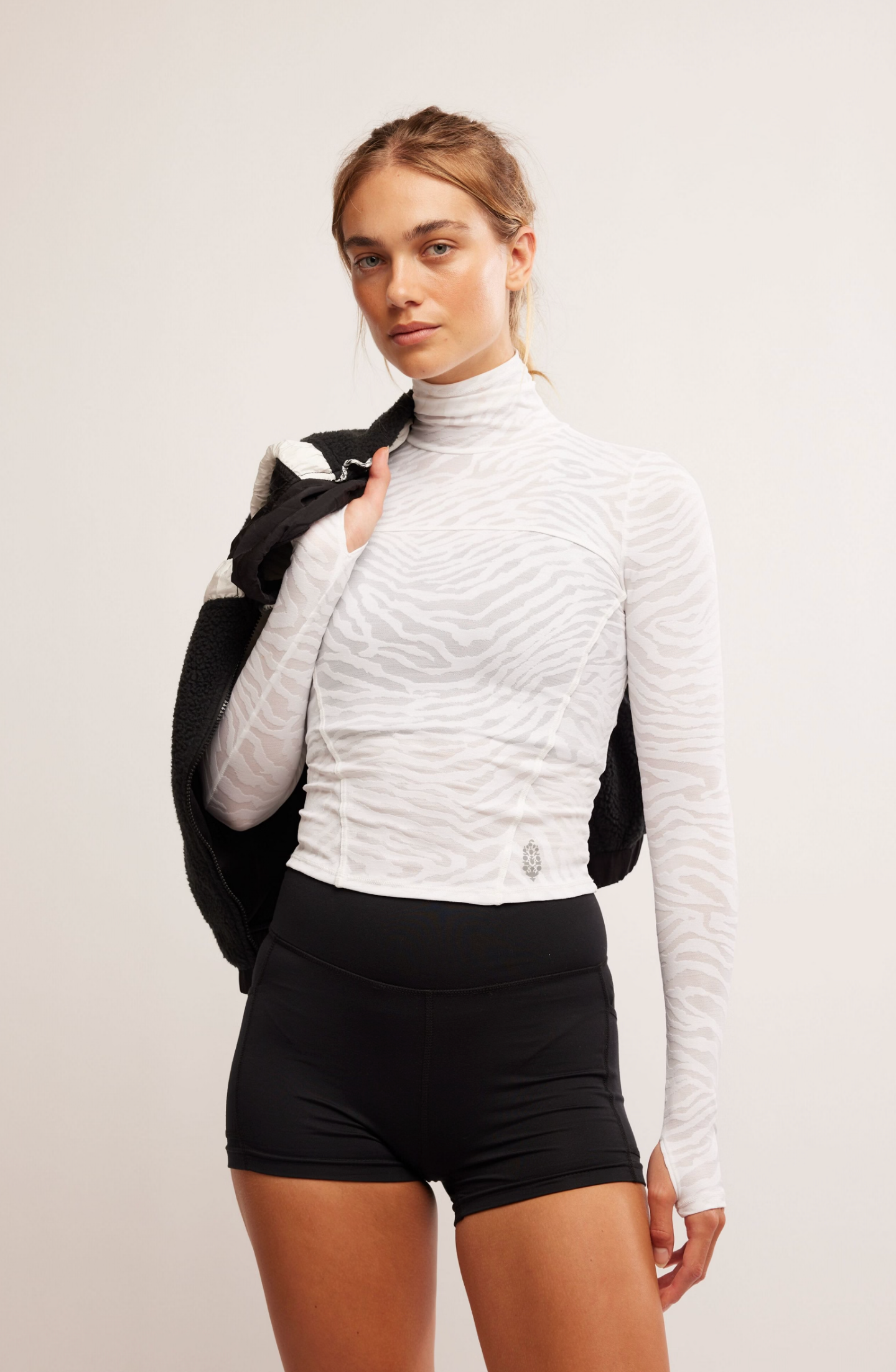 Free People Acclimate Turtleneck Jacq