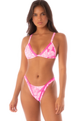Maaji Pink Blossom Rewind Bikini Top