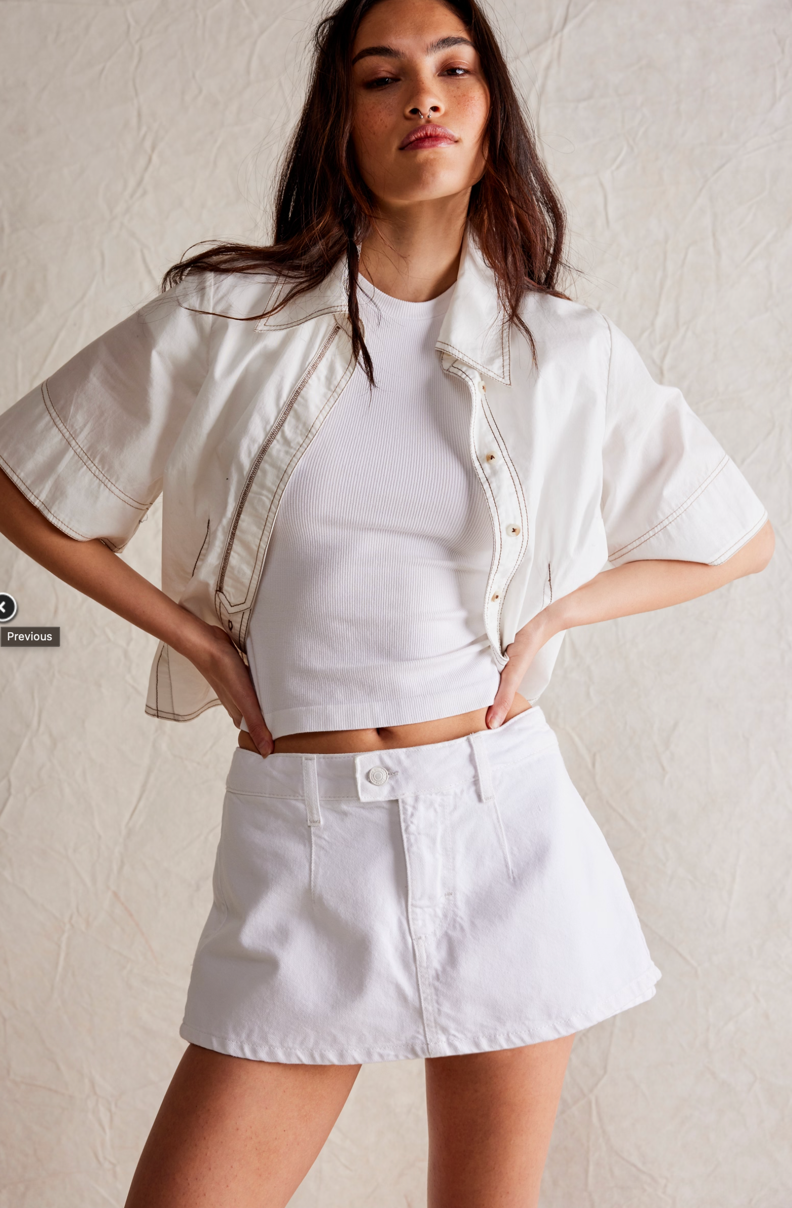 Free People Galivanting Skort