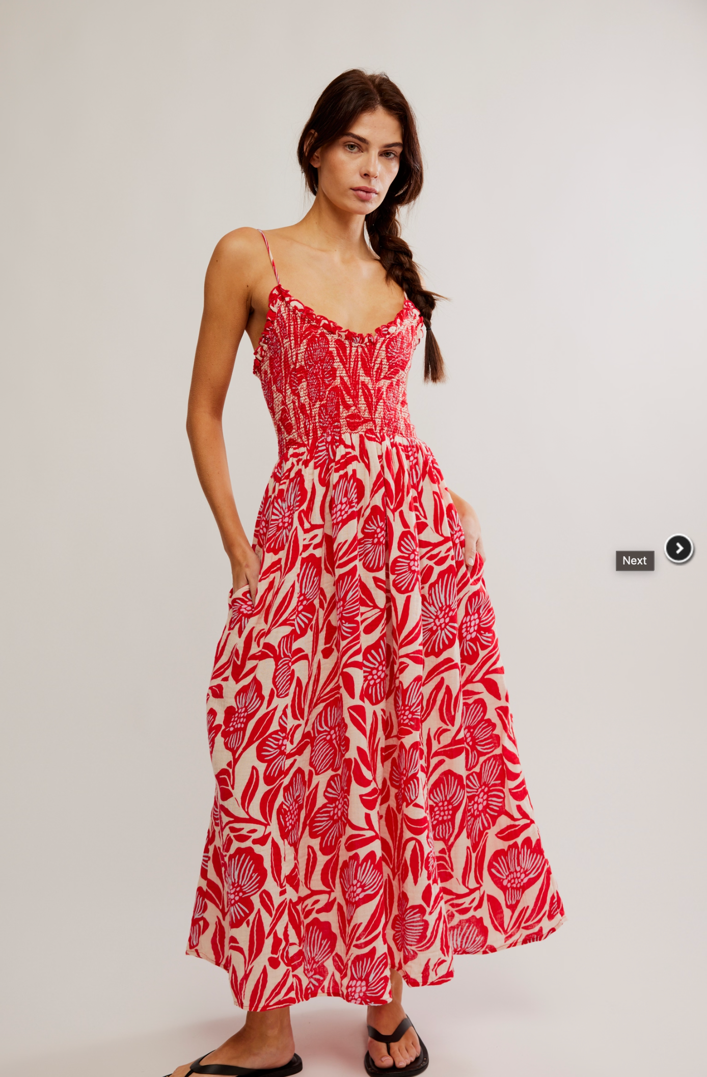 Free People Sweet Nothings Midi Dress