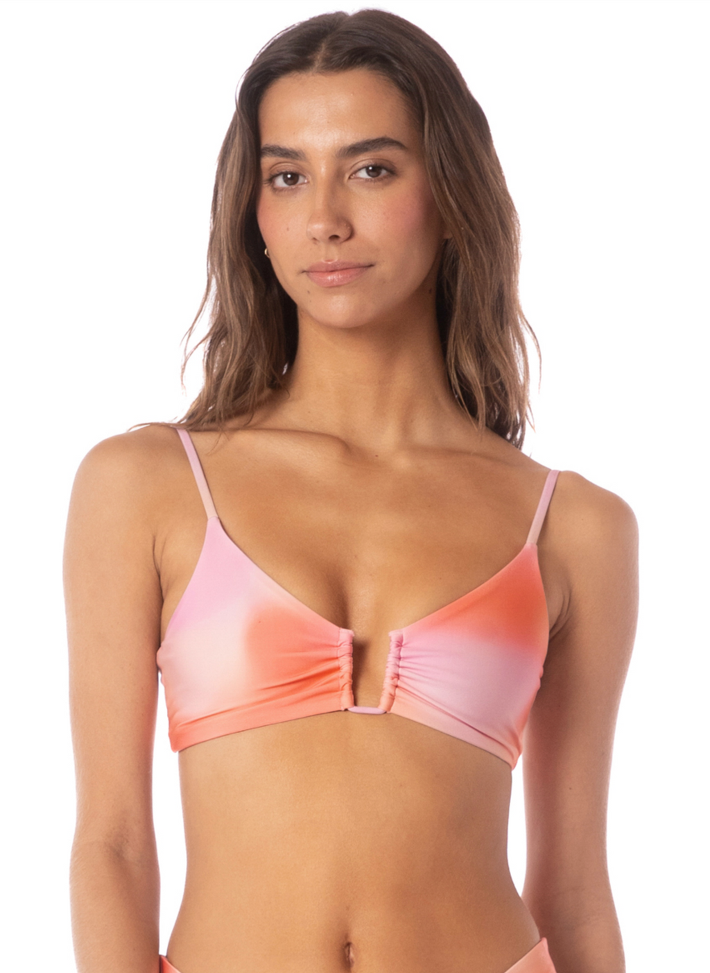 Maaji U Wire pink swirl Bia Bikini Top