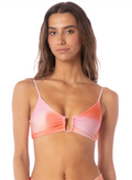Maaji U Wire pink swirl Bia Bikini Top