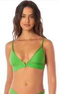 Maaji Long Line Triangle Paradiso Bikini Top
