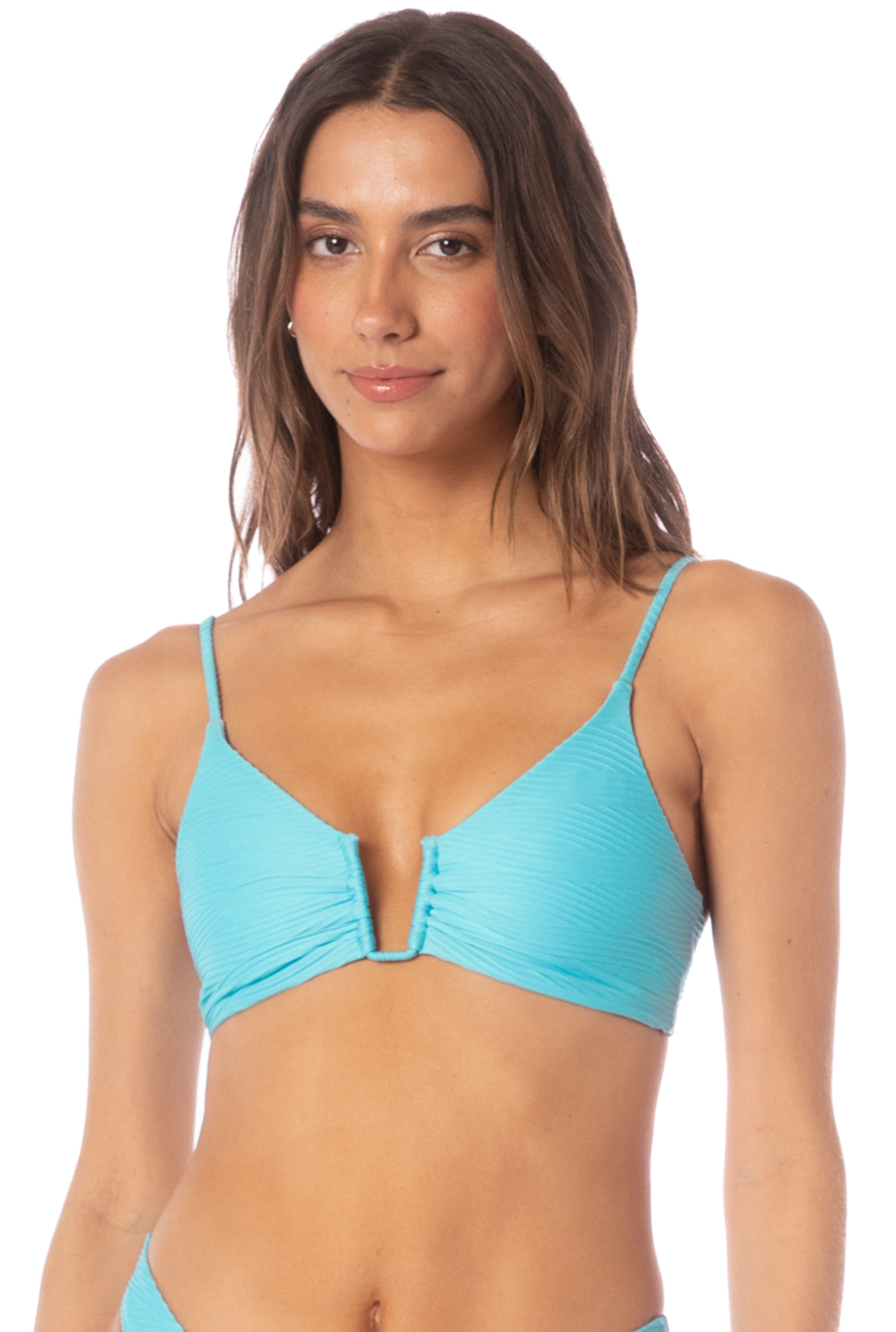 Maaji Sea Blue Bia U-Wire Bikini Top
