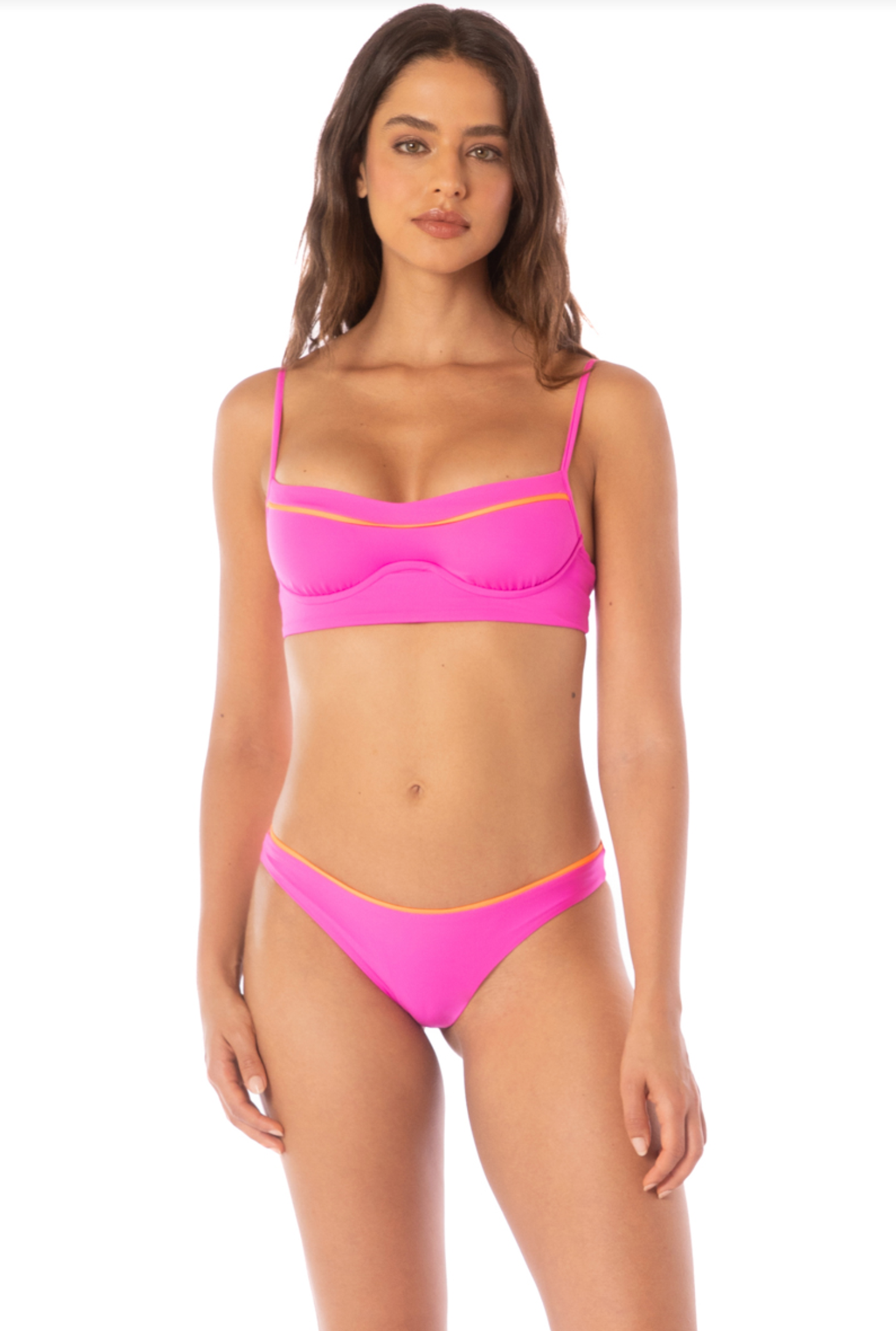 Maaji Poppy Pink Iconic Bikini Bottom