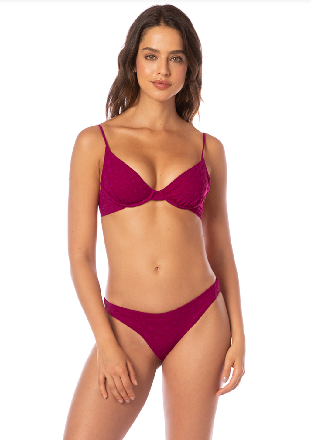 Maaji Bom Bom Pink Dainty Bikini Top