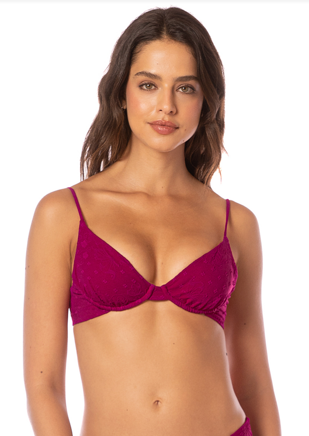 Maaji Bom Bom Pink Dainty Bikini Top