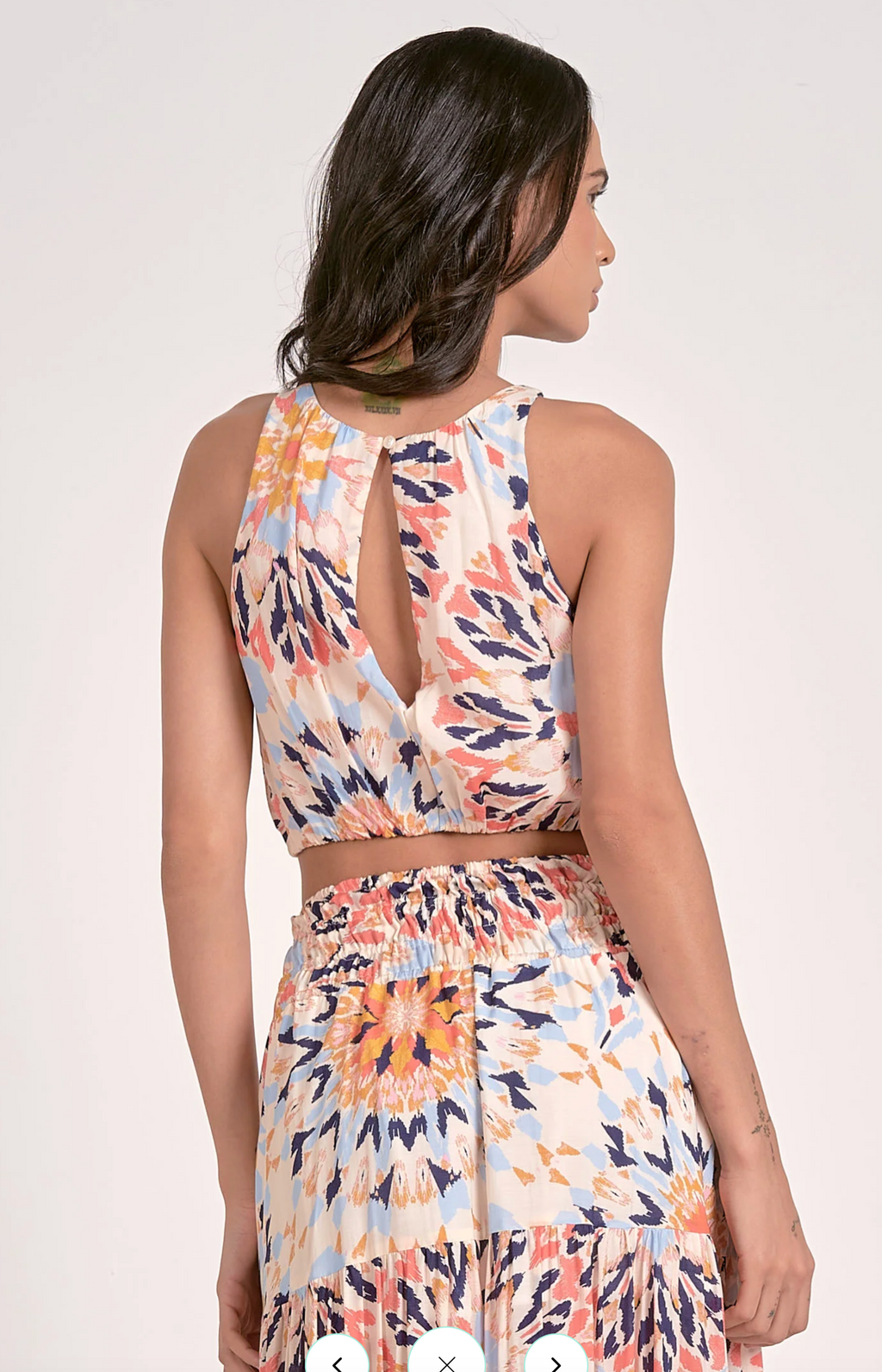 Elan Elastic Halter Top