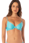 Maaji Sea Blue Dainty Underwire Bikini Top