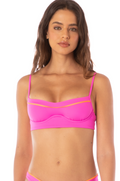 Maaji Poppy Pink Short Underwire Bikini Top