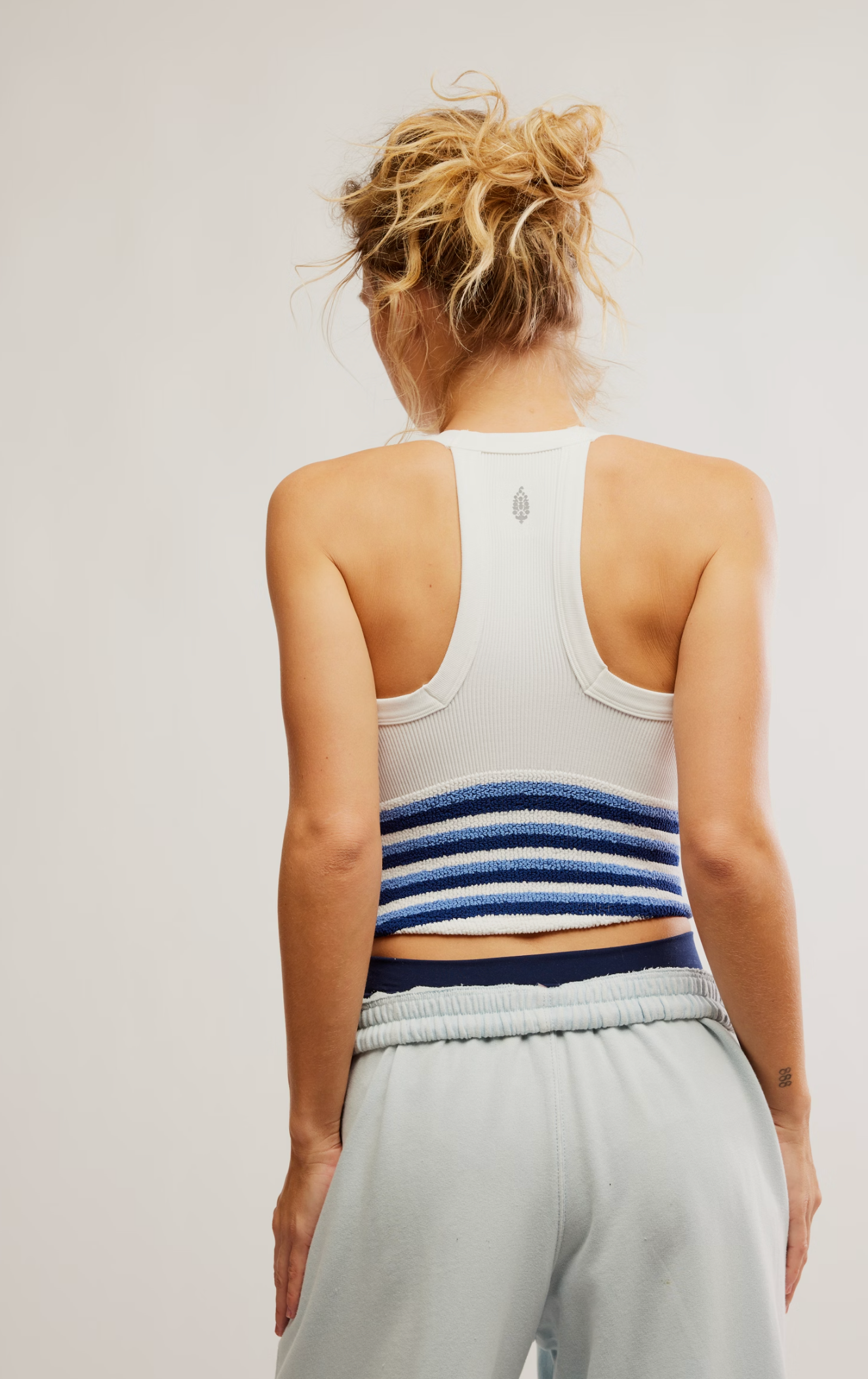 Free People All Clear Vneck Stripe Cami