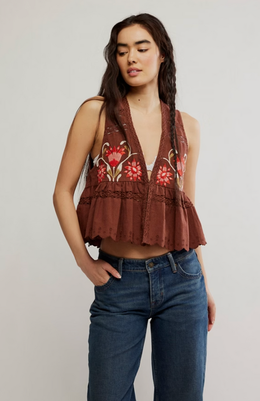 Free People Bali Vine Whispers Top