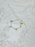 Gold Sun Charm Anklet