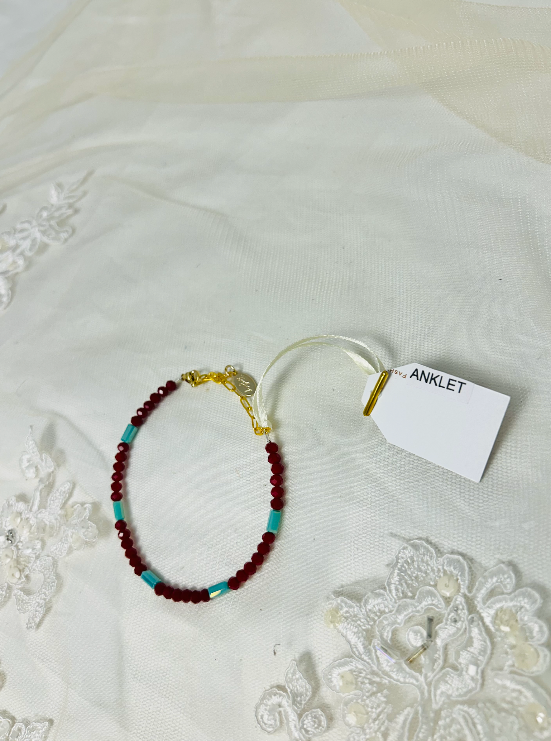 Faceted Glass Beaded bracelet