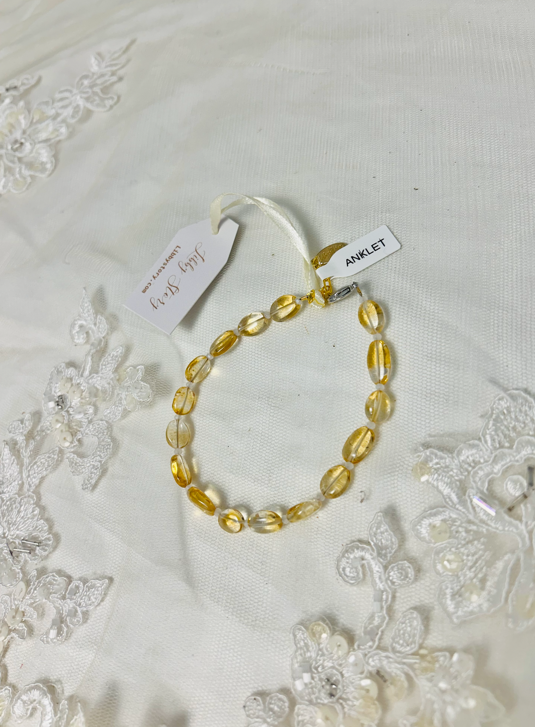 Semi Precious Stone Anklet