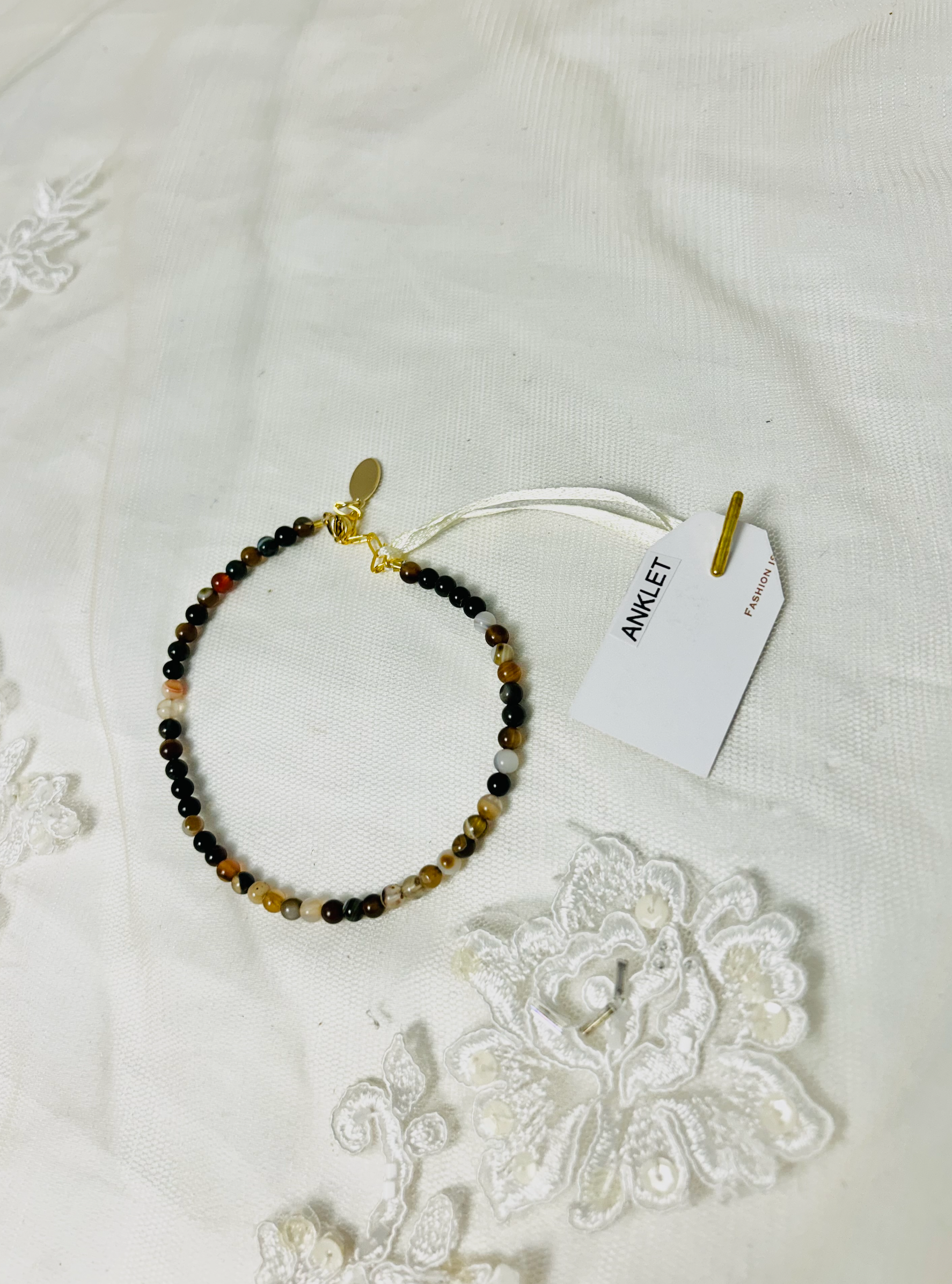 Semi Precious Stone Anklet