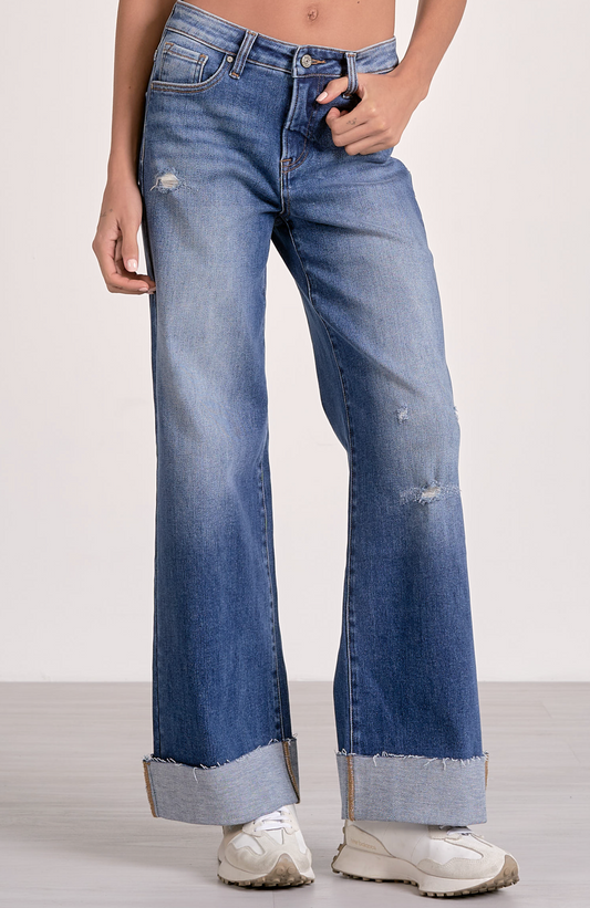 Elan Cuffed Jeans
