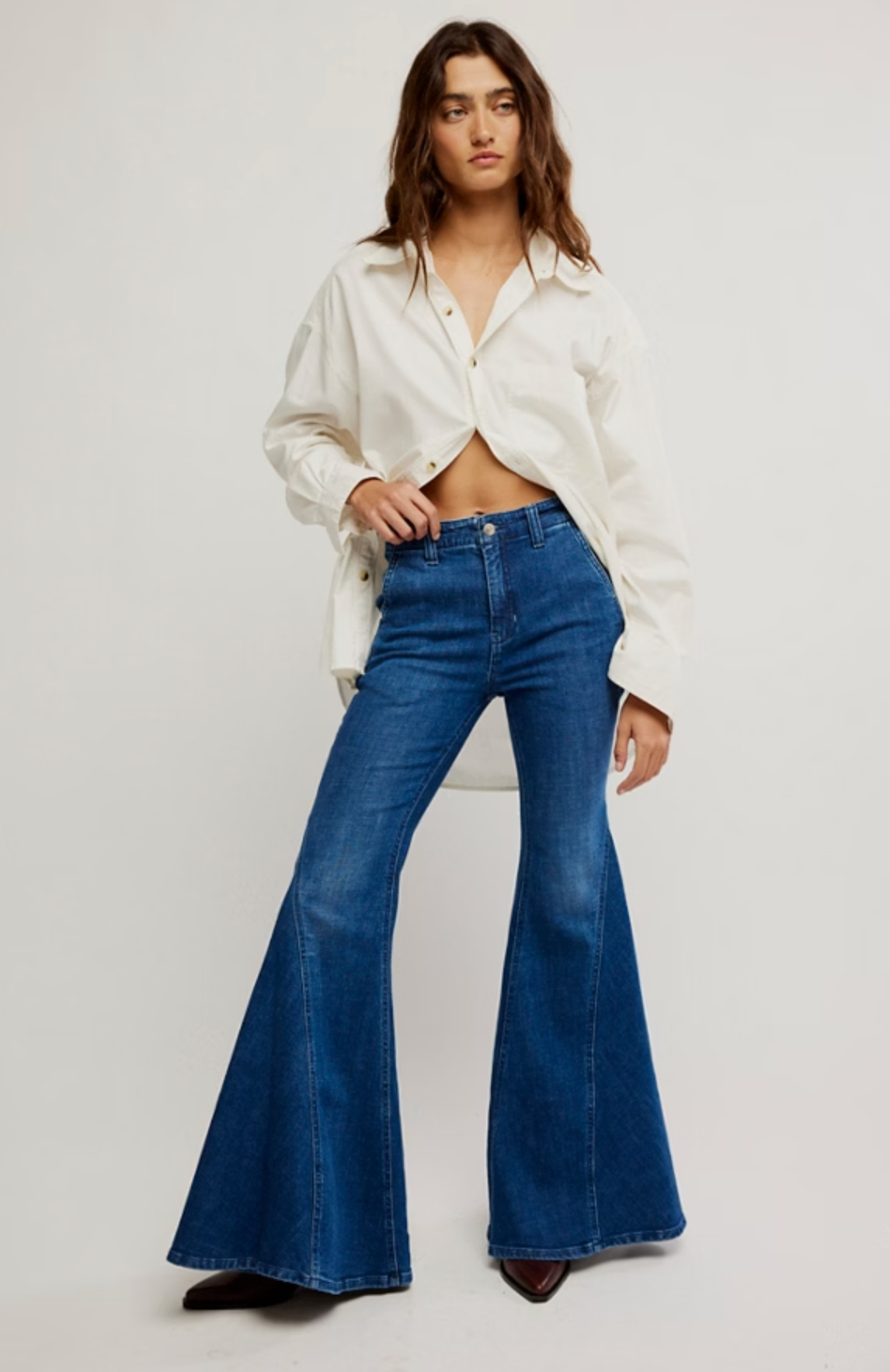 Free People Marque Flare Jeans