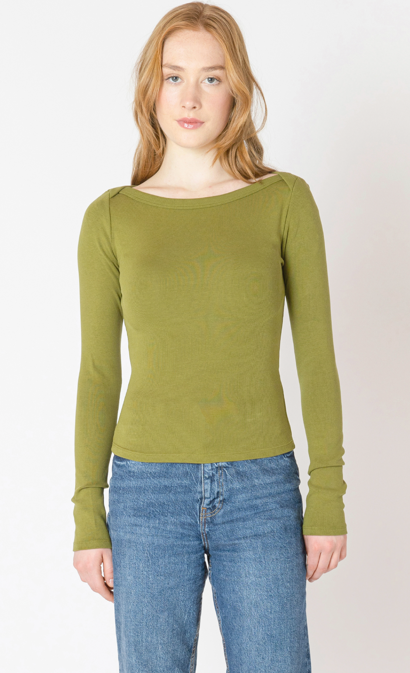 Dex Boatneck Ribbed Top