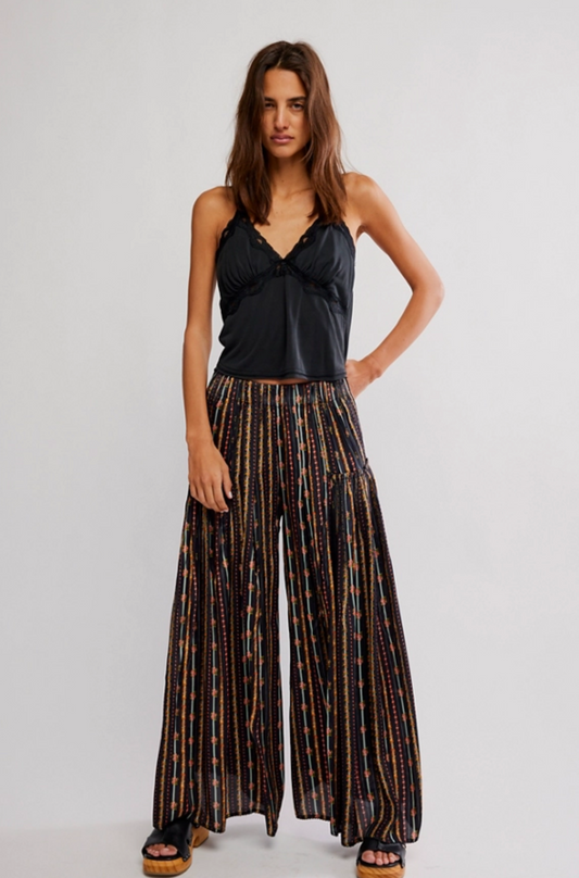 Free People So Charming Wide-Leg Pants