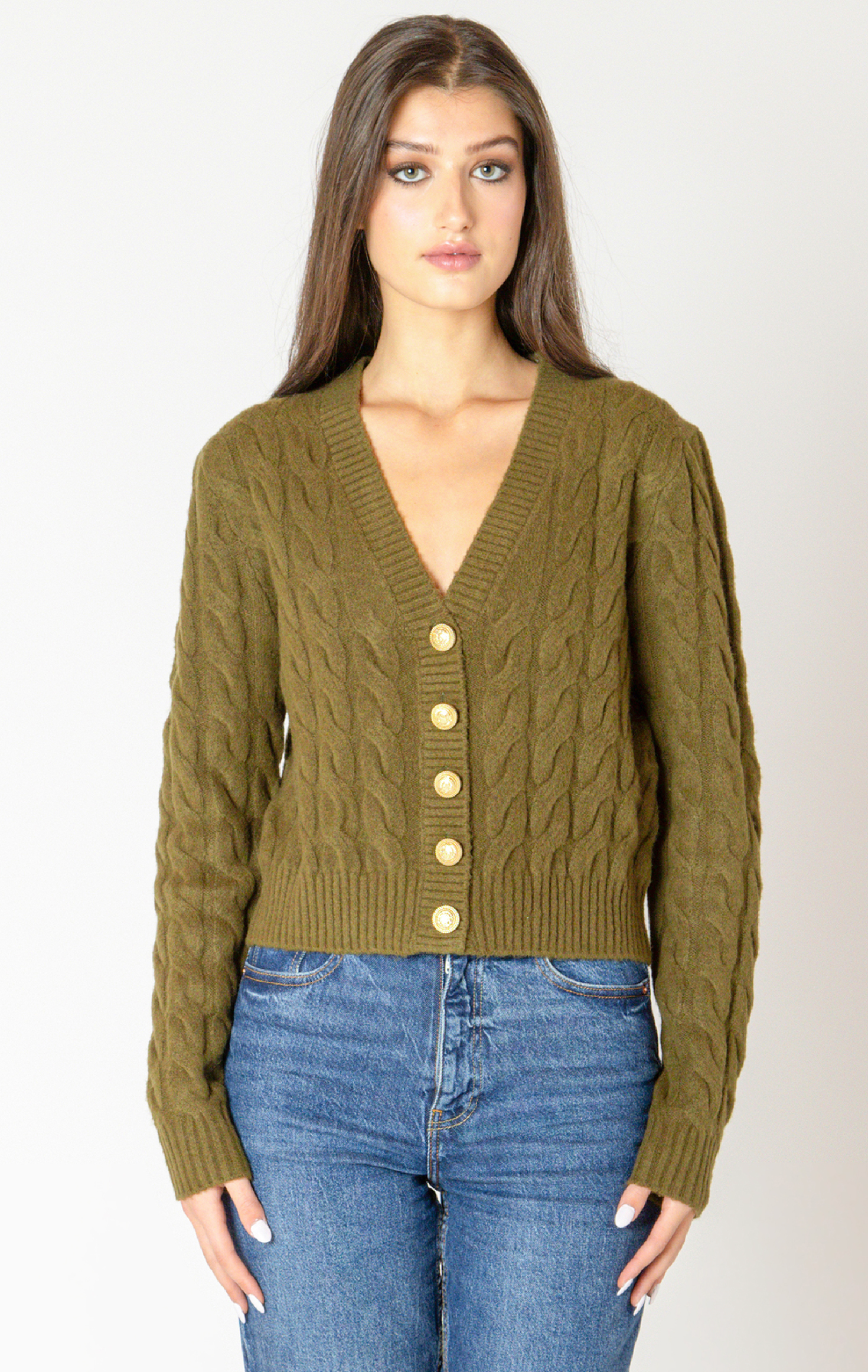 Dex CABLE KNIT CARDIGAN