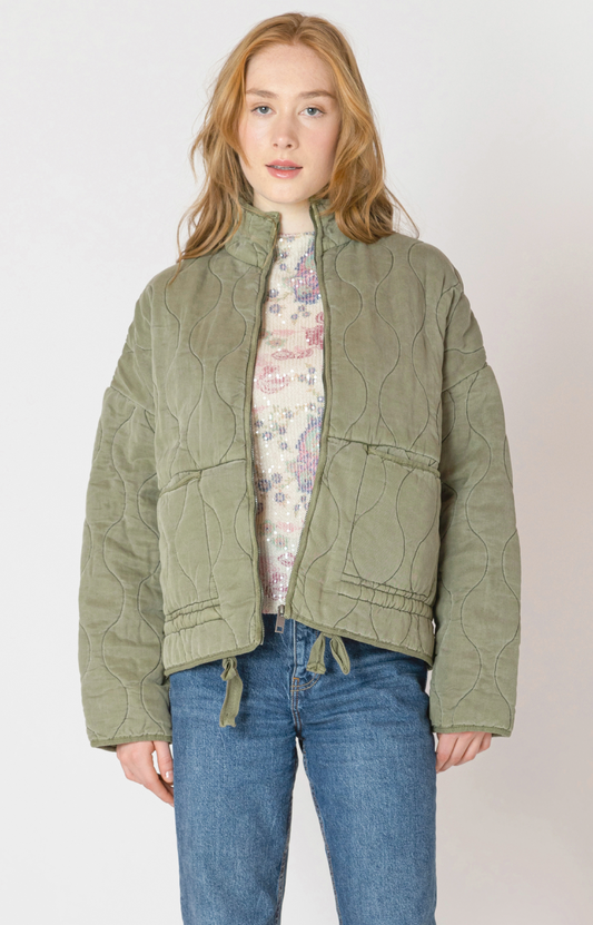 Dex DRAWSTRING QUILTED JACKET